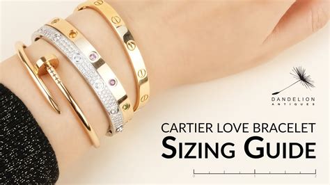 bracelets love cartier|cartier love bracelet size chart.